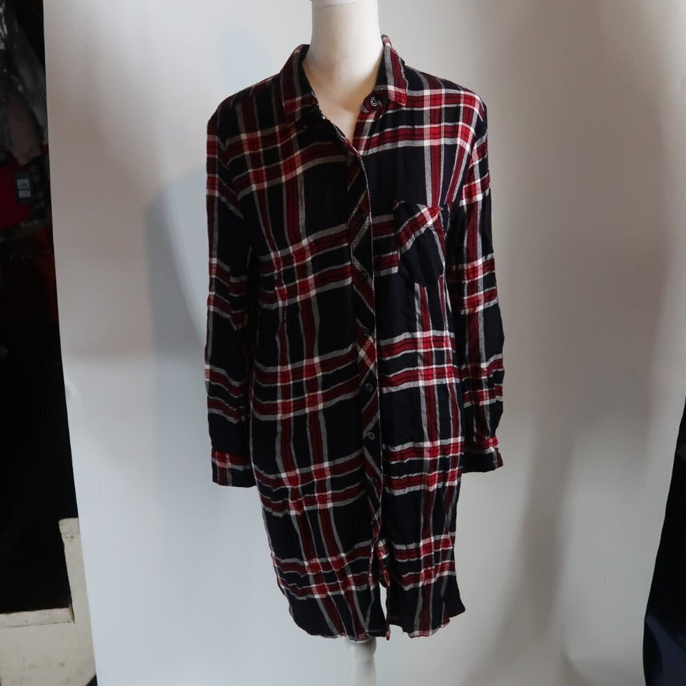 BLL NYC Women's Plaid Dress/Long Tunic Top Size Small